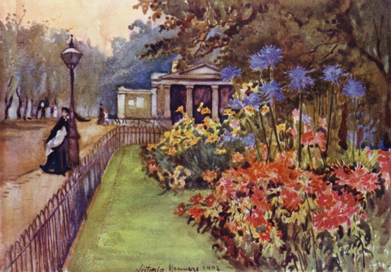 Sonbahar Yatakları, Hyde Park (renkli taş) by Lady Victoria Marjorie Harriet Manners