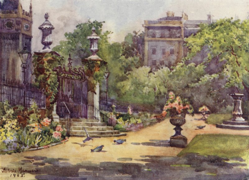 İç Tapınak Bahçesi (renkli taş) by Lady Victoria Marjorie Harriet Manners