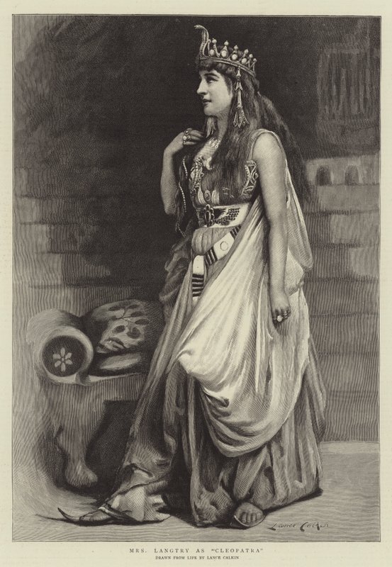 Bayan Langtry Kleopatra olarak by Lance Calkin