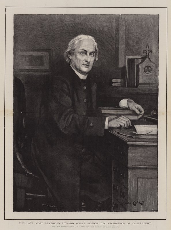 Geç En Muhterem Edward White Benson, DD, Canterbury Başpiskoposu by Lance Calkin