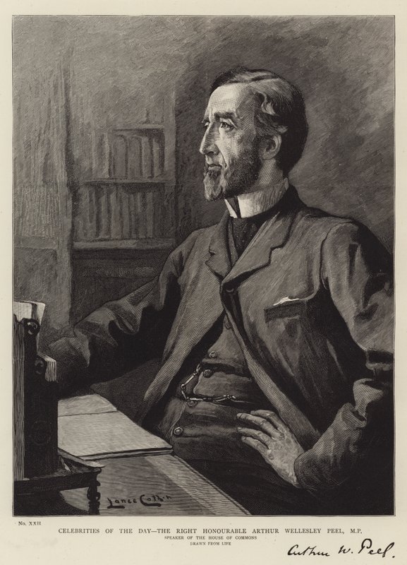 Günün Ünlüleri, Saygıdeğer Arthur Wellesley Peel, Milletvekili by Lance Calkin