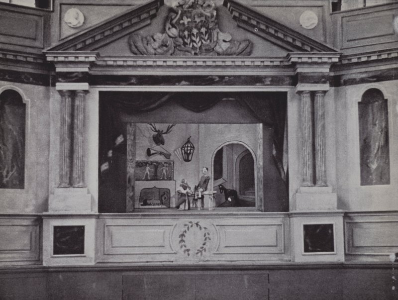 Marionette Tiyatrosu, Eton (s/b fotoğraf) by Laszlo Moholy Nagy