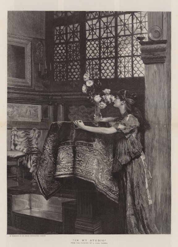 ನನ್ನ ಸ್ಟುಡಿಯೋ ಟರ್ಕಿಯಲ್ಲಿ by Lawrence Alma Tadema