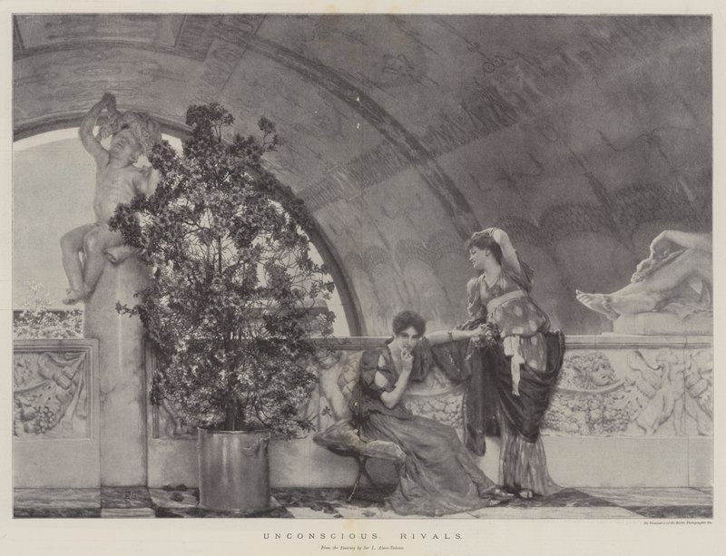 Bilinçsiz Rakipler by Lawrence Alma Tadema