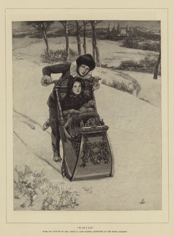 Kış by Lawrence Alma Tadema