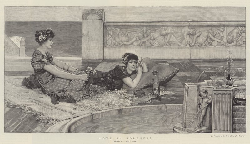 Boşlukta Aşk by Lawrence Alma Tadema