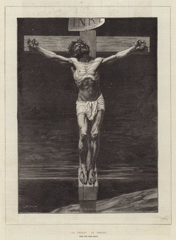 Paris Salonundan Le Christ by Leon Joseph Florentin Bonnat