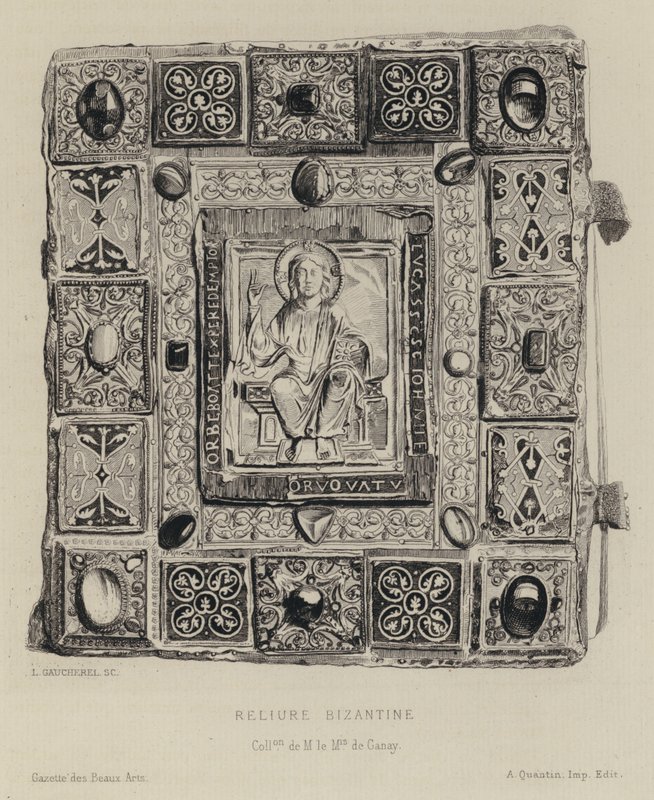 Bizans ciltçiliği (gravür) by Leon Gaucherel