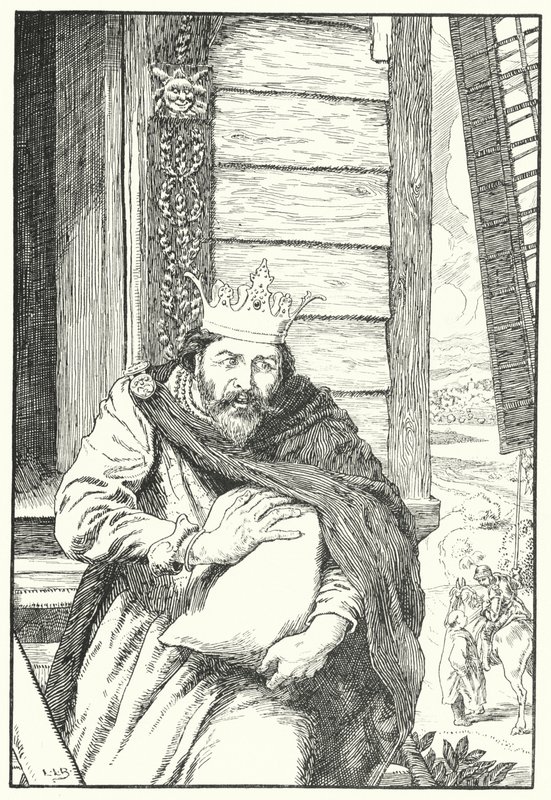 Üç Peçe Arpa Unu Çaldı (gravür) by Leonard Leslie Brooke