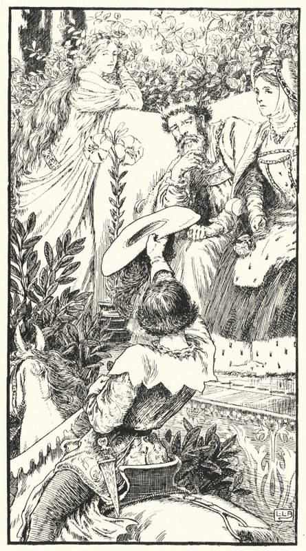 İşte şehvetli bir wooer geliyor (gravür) by Leonard Leslie Brooke