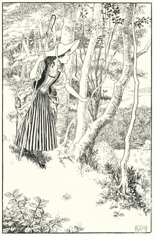 Küçük Bo-Peep (gravür) by Leonard Leslie Brooke