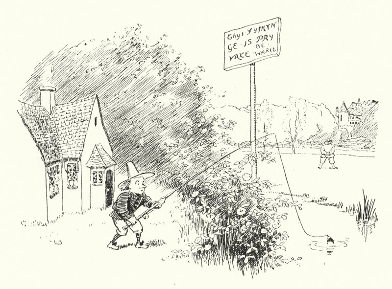 Küçük Tommy Tittlemouse (gravür) by Leonard Leslie Brooke