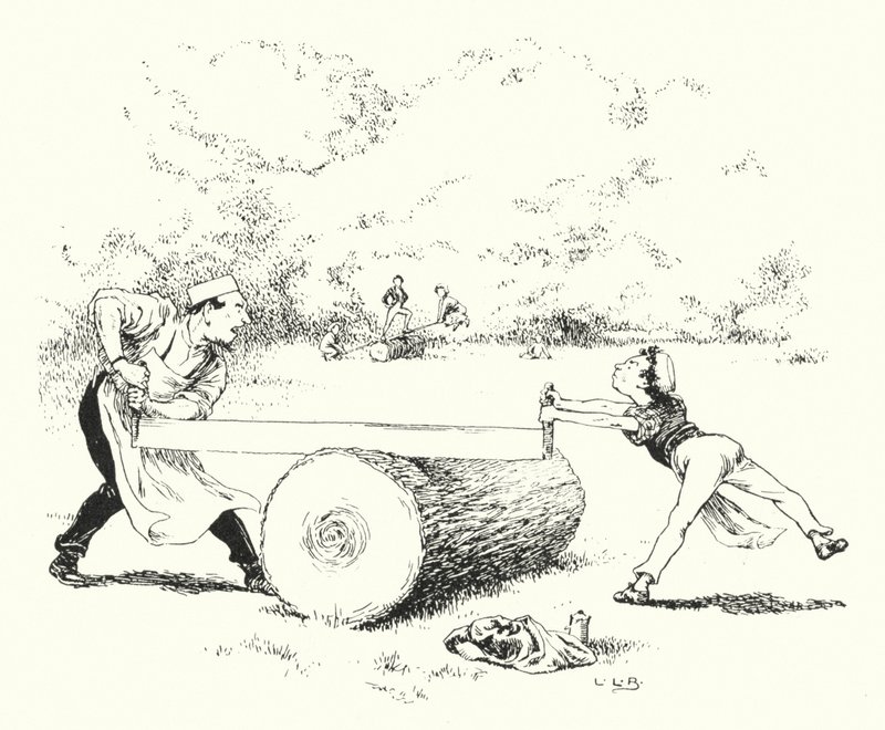 Bak, gördüm, Margery Daw (gravür) by Leonard Leslie Brooke