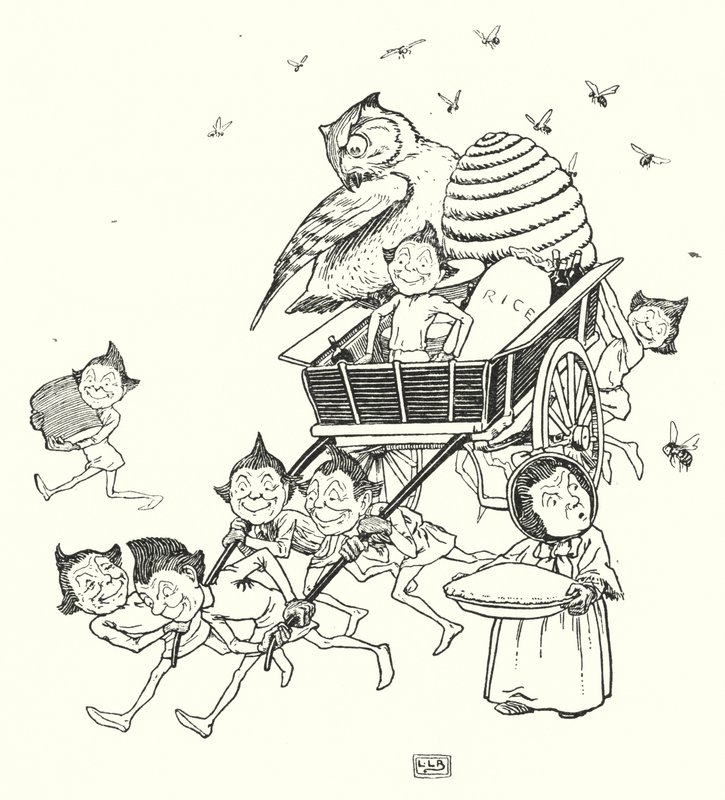 Jumblies (lito) by Leonard Leslie Brooke