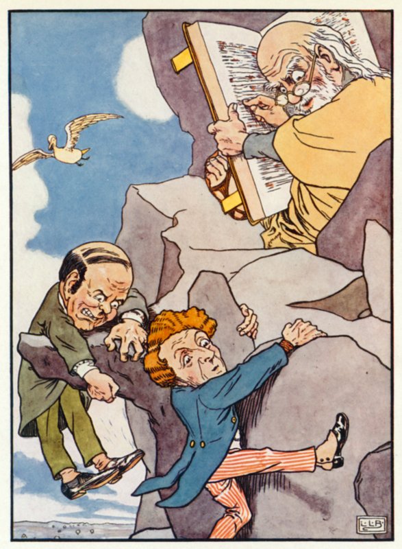 İki Bekar (renkli taş) by Leonard Leslie Brooke