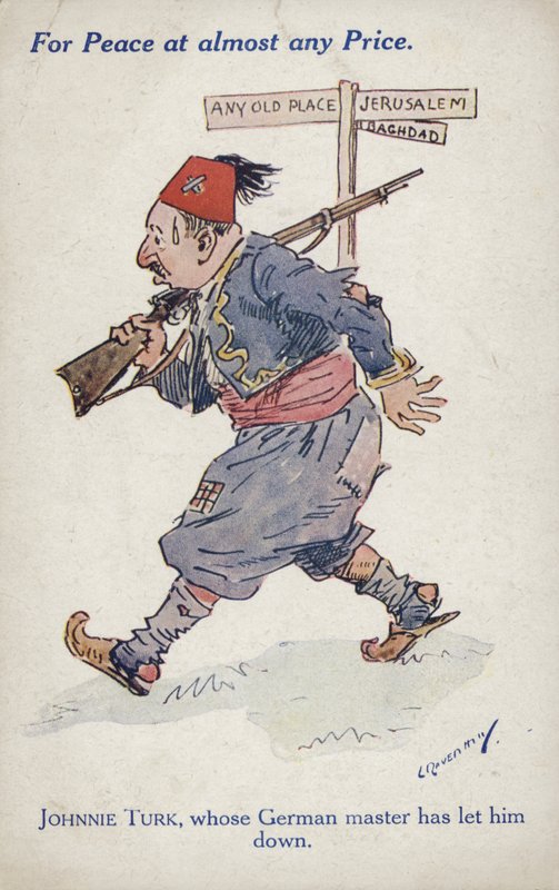 Alman efendisi onu yüzüstü bırakan Johnnie Turk by Leonard Raven Hill