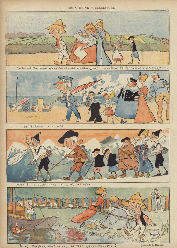 Le Rire için İllüstrasyon by Leonce Burret
