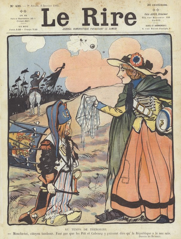 Le Rire için İllüstrasyon by Leonce Burret