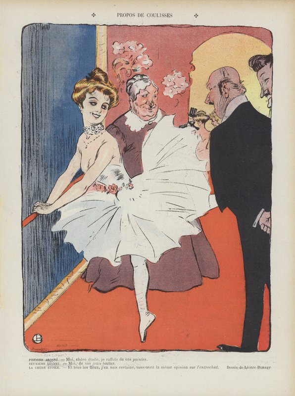 Le Rire için İllüstrasyon by Leonce Burret