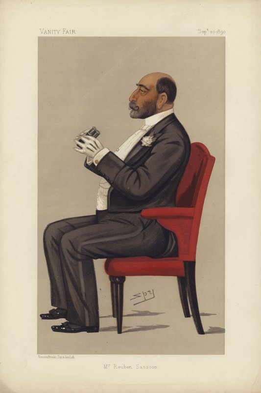 Bay Reuben Sassoon (renkli taş) by Leslie Matthew Ward