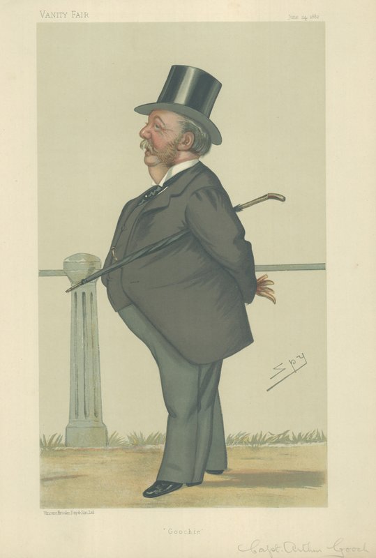 Kaptan Arthur Gooch by Leslie Matthew Ward