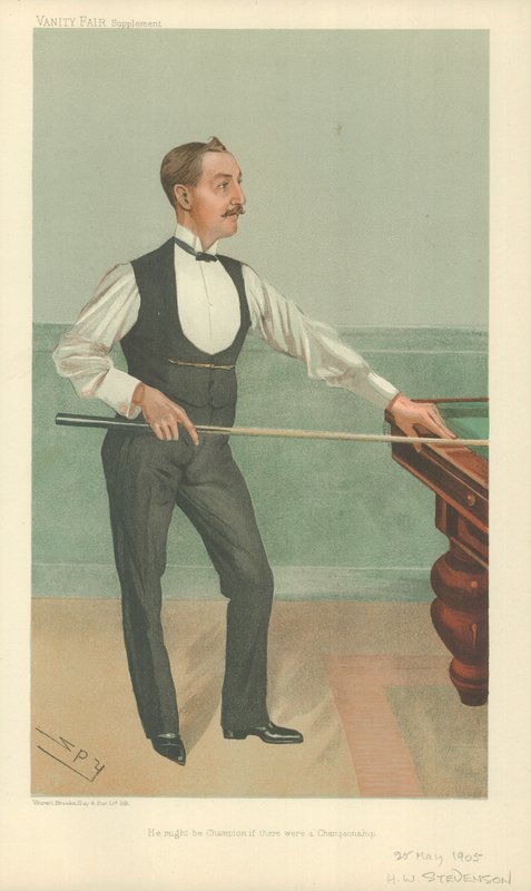 Harry W Stevenson, Bir şampiyonluk olsa şampiyon olabilirdi, 25 Mayıs 1905, Vanity Fair karikatürü by Leslie Matthew Ward