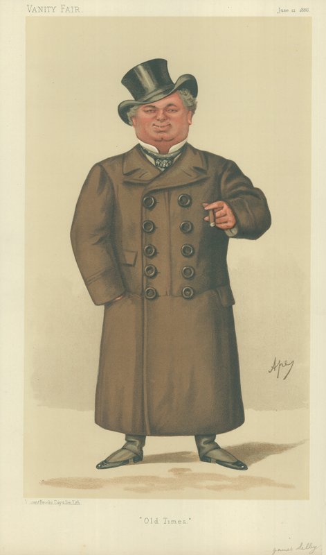 James Selby, Old Times, 12 Haziran 1886, Vanity Fair karikatürü by Leslie Matthew Ward