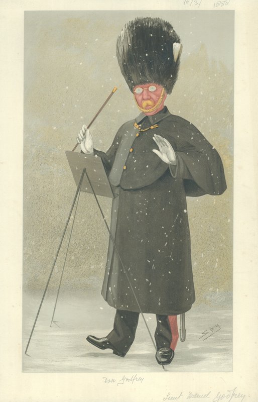 Teğmen ve Bandmaster Daniel Godfrey by Leslie Matthew Ward