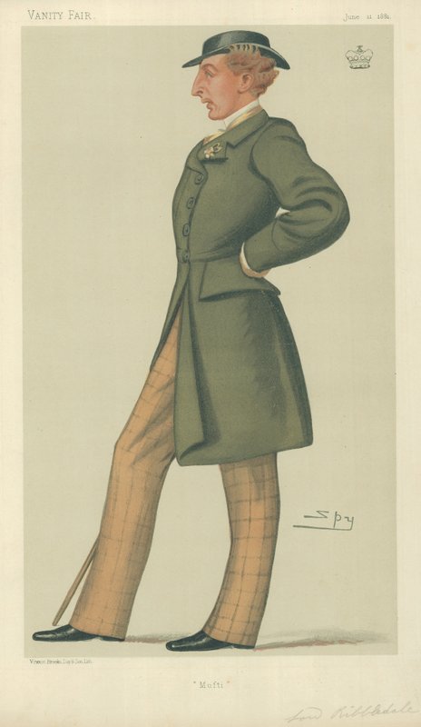 Lord Ribblesdale, Müftü, 11 Haziran 1881, Vanity Fair karikatürü by Leslie Matthew Ward