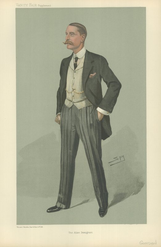 Binbaşı WIlliam Eden Evans-Gordon by Leslie Matthew Ward