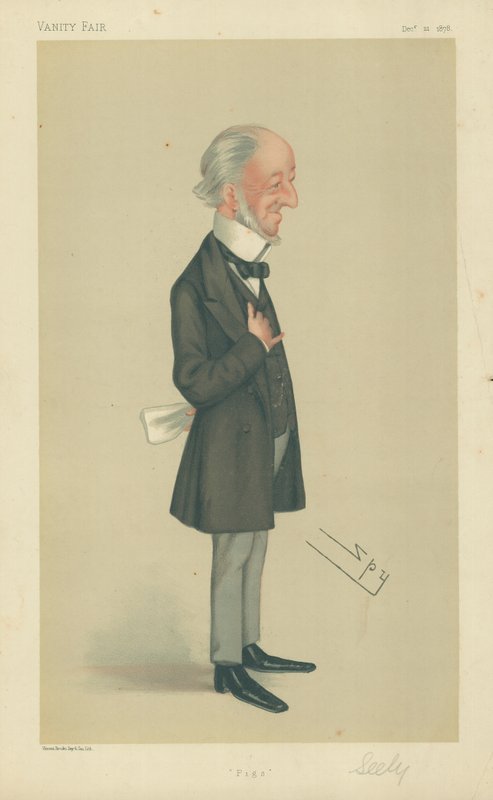 Bay Charles Seely, Domuzlar, 21 Aralık 1878, Vanity Fair karikatürü by Leslie Matthew Ward