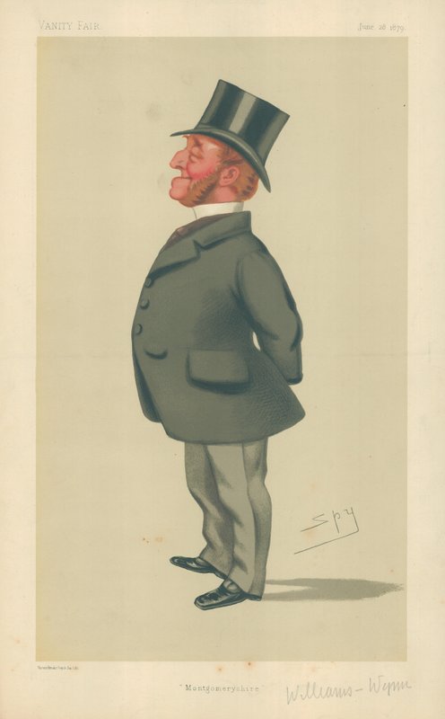 Bay Charles Watkin Williams-Wynn, Montgomeryshire, 28 Haziran 1879, Vanity Fair karikatürü by Leslie Matthew Ward