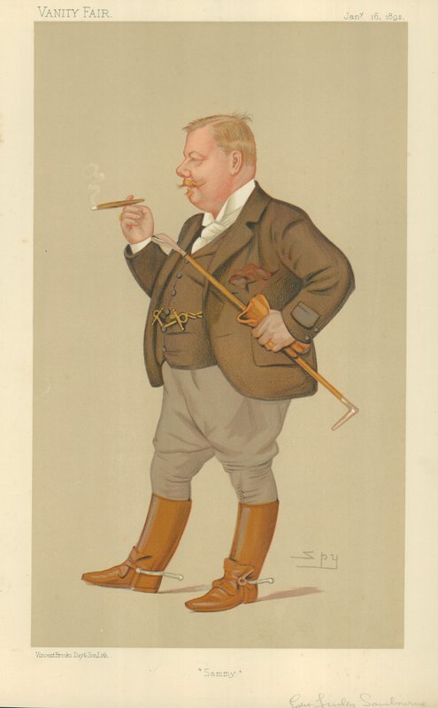 Bay Edward Linley Sambourne, Sammy, 16 Ocak 1892, Vanity Fair karikatürü by Leslie Matthew Ward