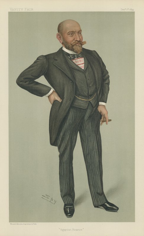 Bay Ernest Cassel (renkli taş) by Leslie Matthew Ward