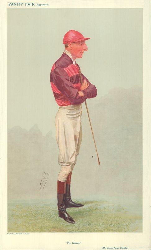 Bay George James Thursby, Bay George, 28 Ağustos 1907, Vanity Fair karikatürü by Leslie Matthew Ward