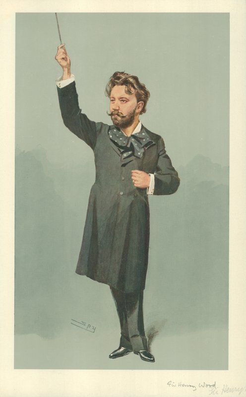 Bay Henry J Wood, 17 Nisan 1907, Vanity Fair karikatürü by Leslie Matthew Ward