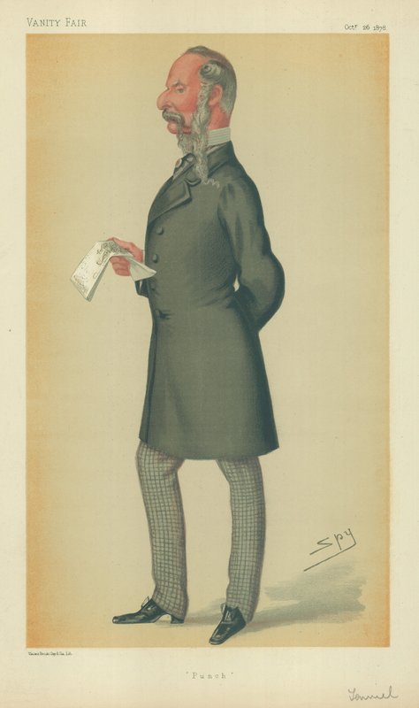Bay John Tenniel, Punch, 26 Ekim 1878, Vanity Fair karikatürü by Leslie Matthew Ward