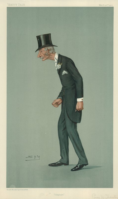 Bay Percy Melville Thornton, Clapham, 22 Mart 1900, Vanity Fair karikatürü by Leslie Matthew Ward
