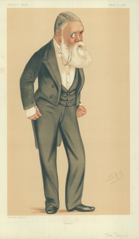 Bay Tom Taylor, Punch, 11 Mart 1876, Vanity Fair çizgi filmi by Leslie Matthew Ward