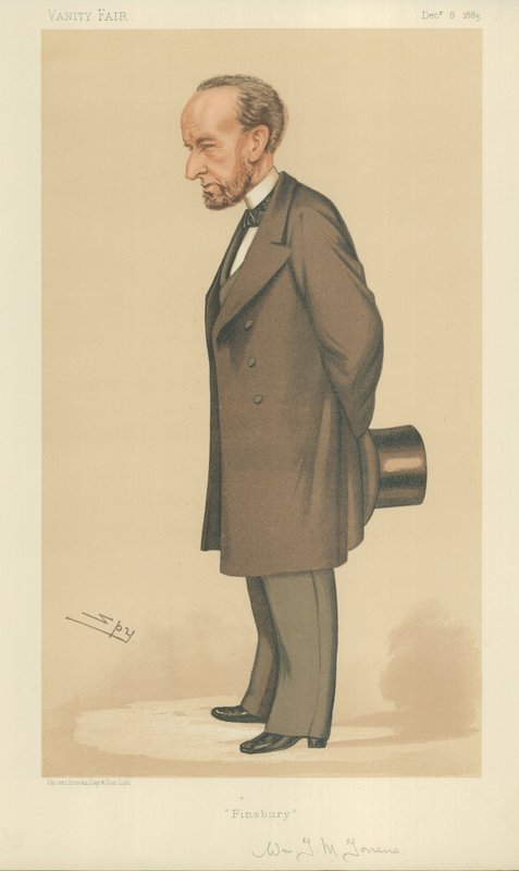 Bay William McCullagh Torrens, Finsbury, 8 Aralık 1883, Vanity Fair karikatürü by Leslie Matthew Ward
