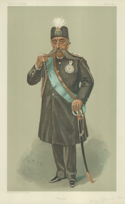 Muzaffer-Ed-Din, İran Şahı by Leslie Matthew Ward