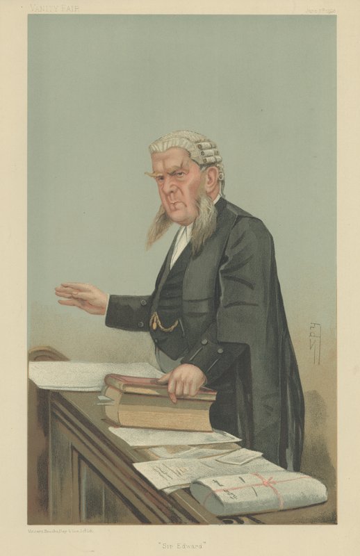 Sir Edward George Clark by Leslie Matthew Ward