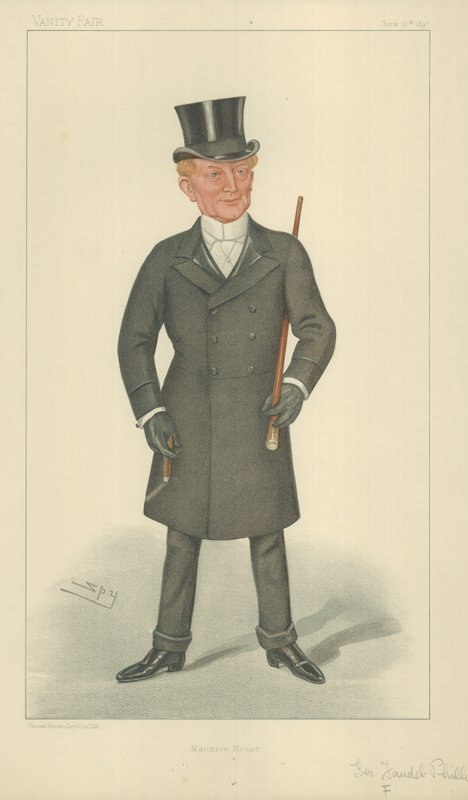 Sir F Phillips, Londra Belediye Başkanı by Leslie Matthew Ward