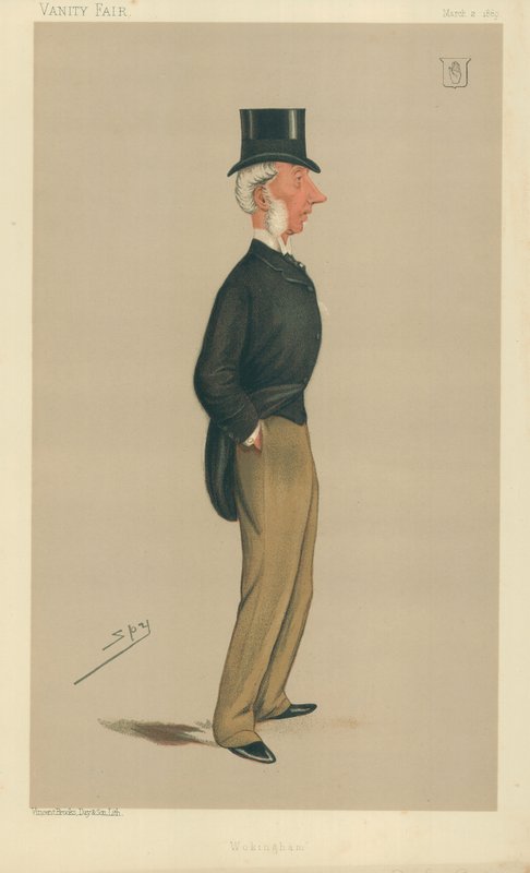 Sir George Russell, Wokingham, 2 Mart 1889, Vanity Fair karikatürü by Leslie Matthew Ward