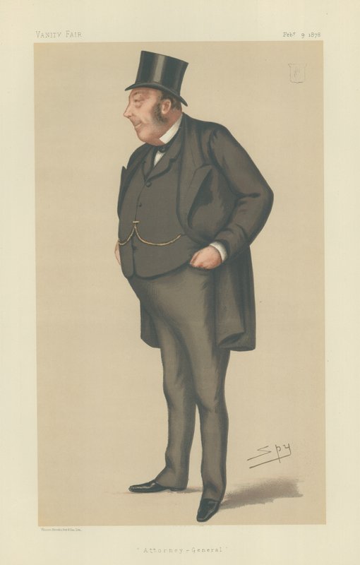 Sör John Holker by Leslie Matthew Ward