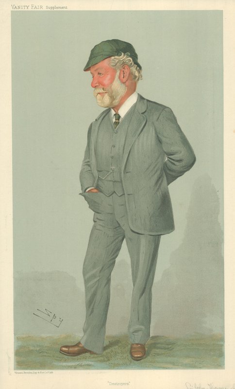 Sir John Isaac Thornycroft, Muhripler, 19 Ocak 1905, Vanity Fair çizgi filmi by Leslie Matthew Ward