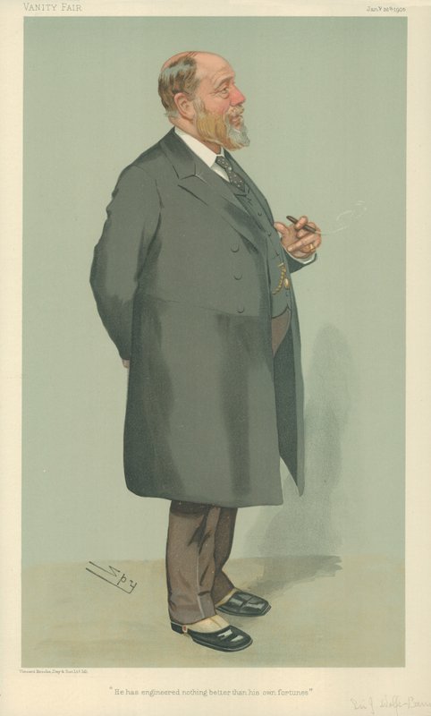 Sir John Wolfe-Barr, Kendi servetinden daha iyi bir şey tasarlamadı, 26 Ocak 1905, Vanity Fair karikatürü by Leslie Matthew Ward