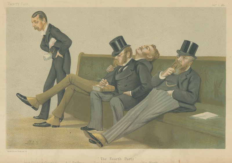 Spencer-Churchill, Balfour, Drummond-Wolff ve Gorst by Leslie Matthew Ward