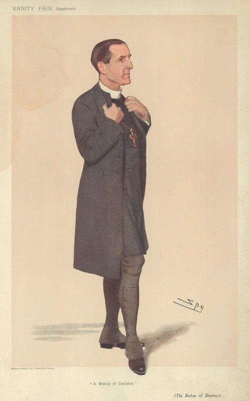 Stepney Piskoposu, Karar Piskoposu, 19 Nisan 1906, Vanity Fair karikatürü by Leslie Matthew Ward