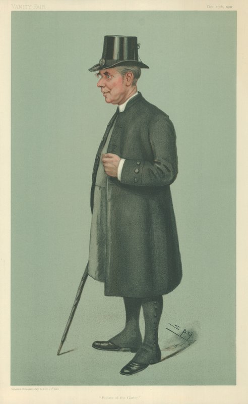 Winchester Piskoposu, Jartiyer Piskoposu, 19 Aralık 1901, Vanity Fair karikatürü by Leslie Matthew Ward